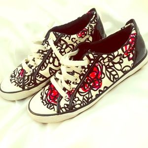 COACH Poppy Cloth Tennis Shoes